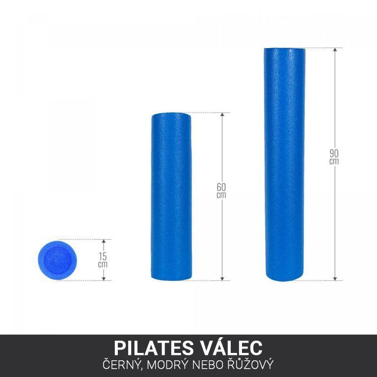 Pilates Rol - Fascia Rol - Foam Roller - 90 x 15 cm - Blauw 6/7