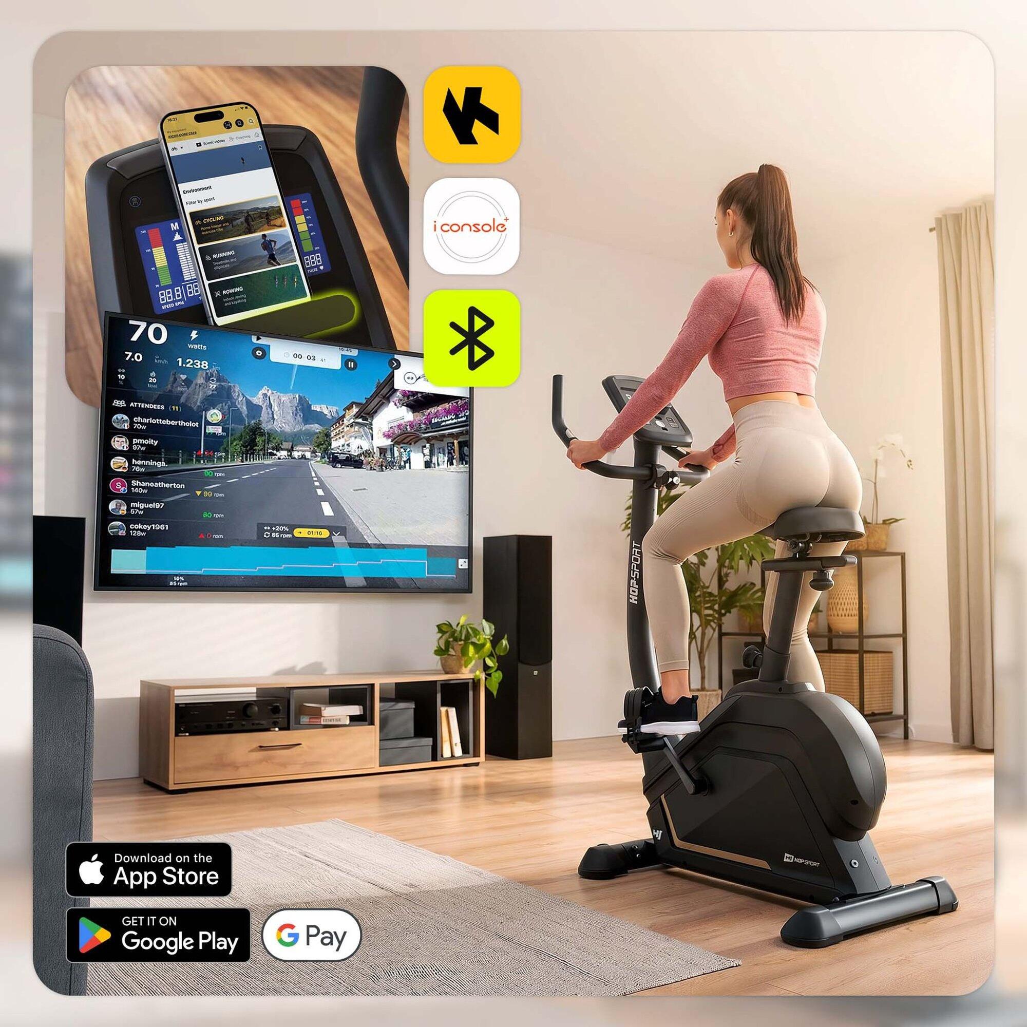 Rower stacjonarny treningowy magnetyczny Hop-Sport Argo