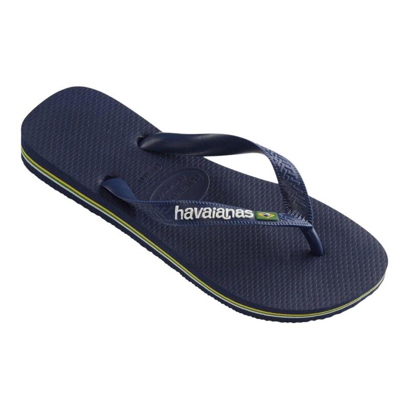 Flip-flops Havaianas Model Brasil Logo Culoare Albastru