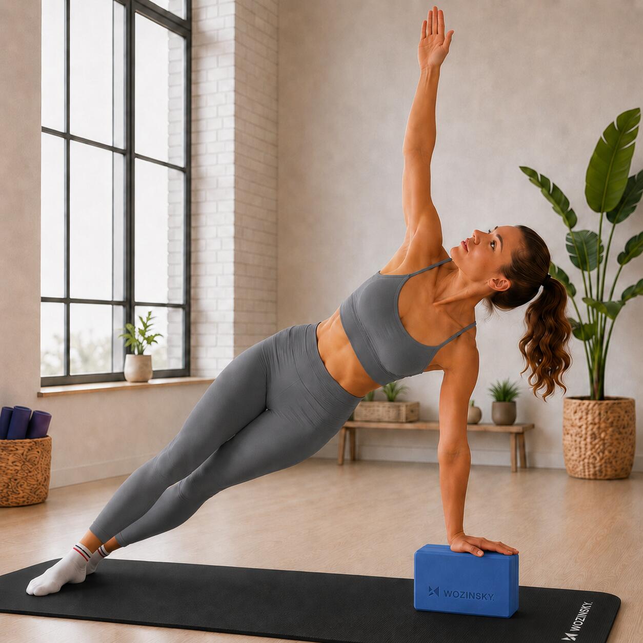 Cubo yoga Yoga cubo Pilates fitness Wozinsky 6/7