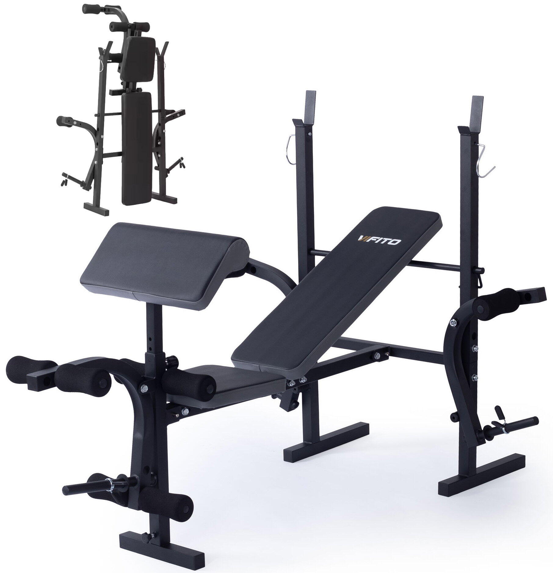 VIFITO Posilovací lavice bench press Bench U150