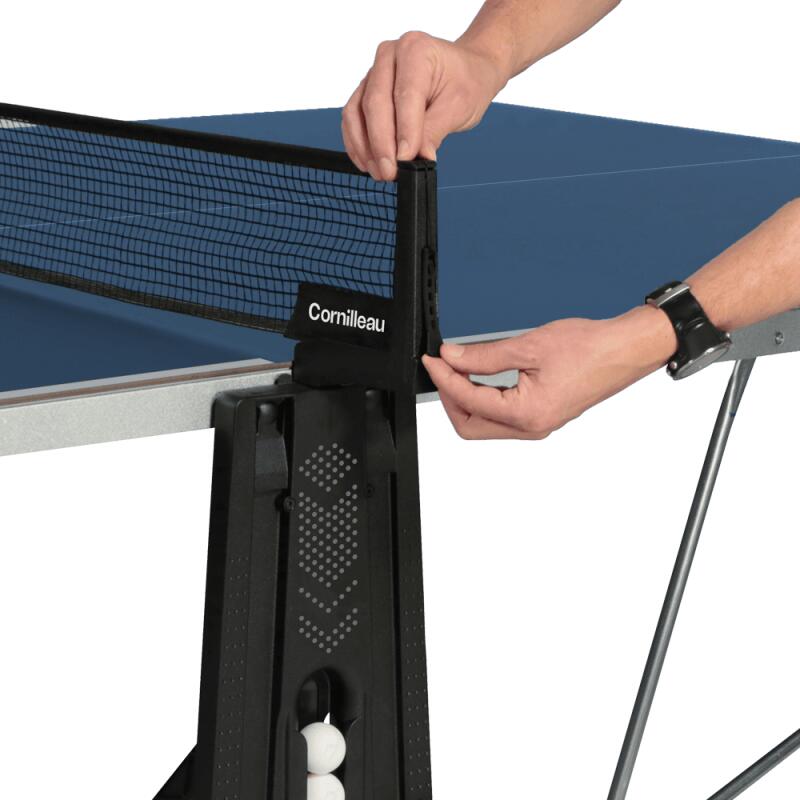 Table de tennis de table Cornilleau 400X bleu extérieur 7/7
