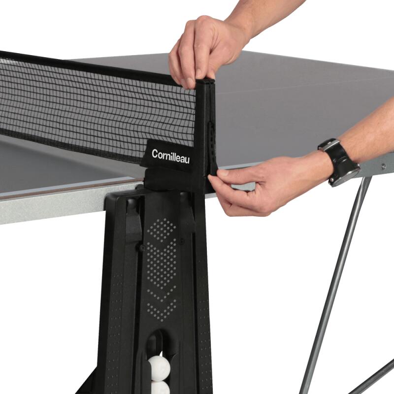 Table de tennis de table Cornilleau 400X gris extérieur 7/7