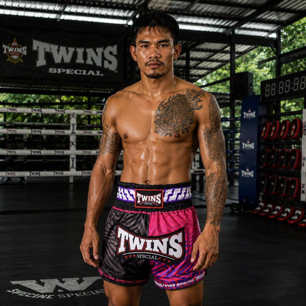 Muay Thai Shorts Twins Maze – S 4/4
