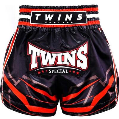 Muay thai short volwassenen ttbl racing green (zwart)