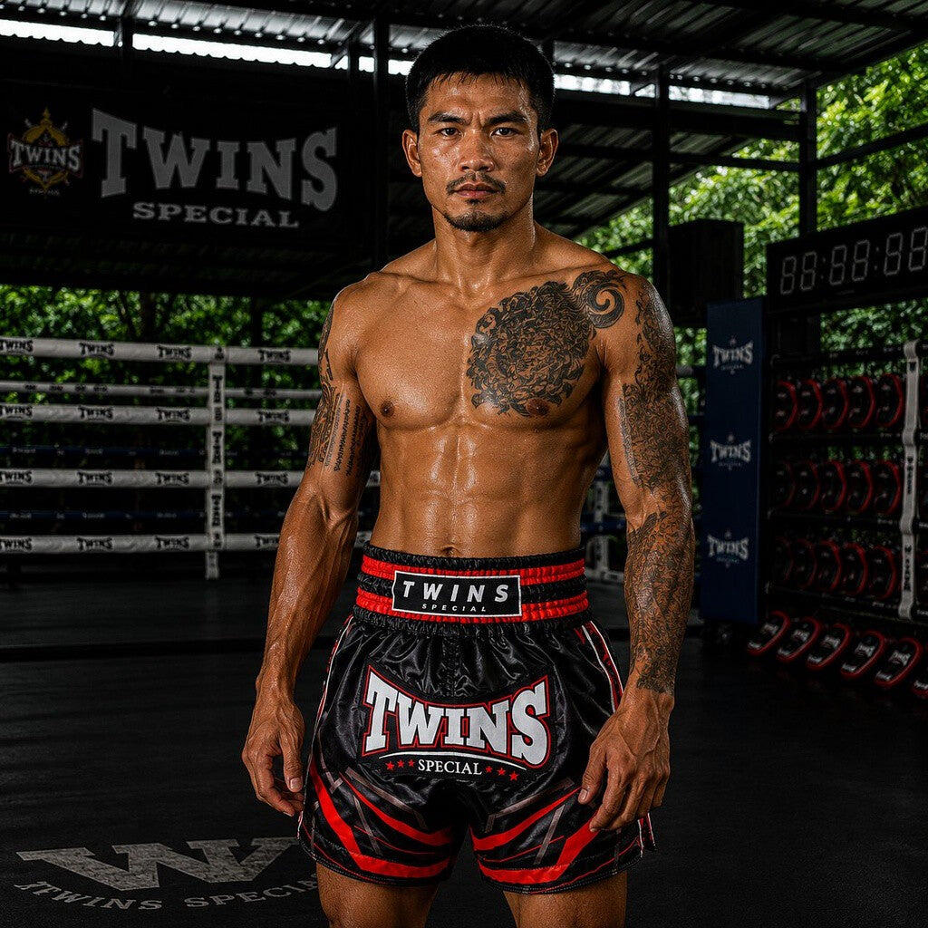 Short de boxe Thaï Twins Special Racing 4/4
