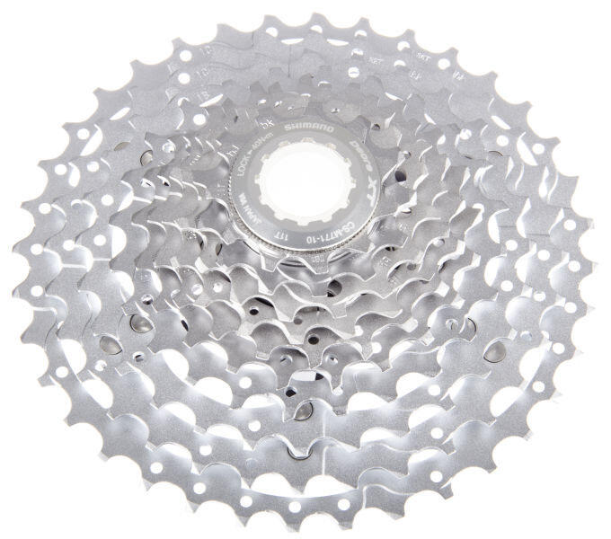 Shimano Zahnkranz Kassette M-771 11-36 Zähne 10-fach, Silber 7/7