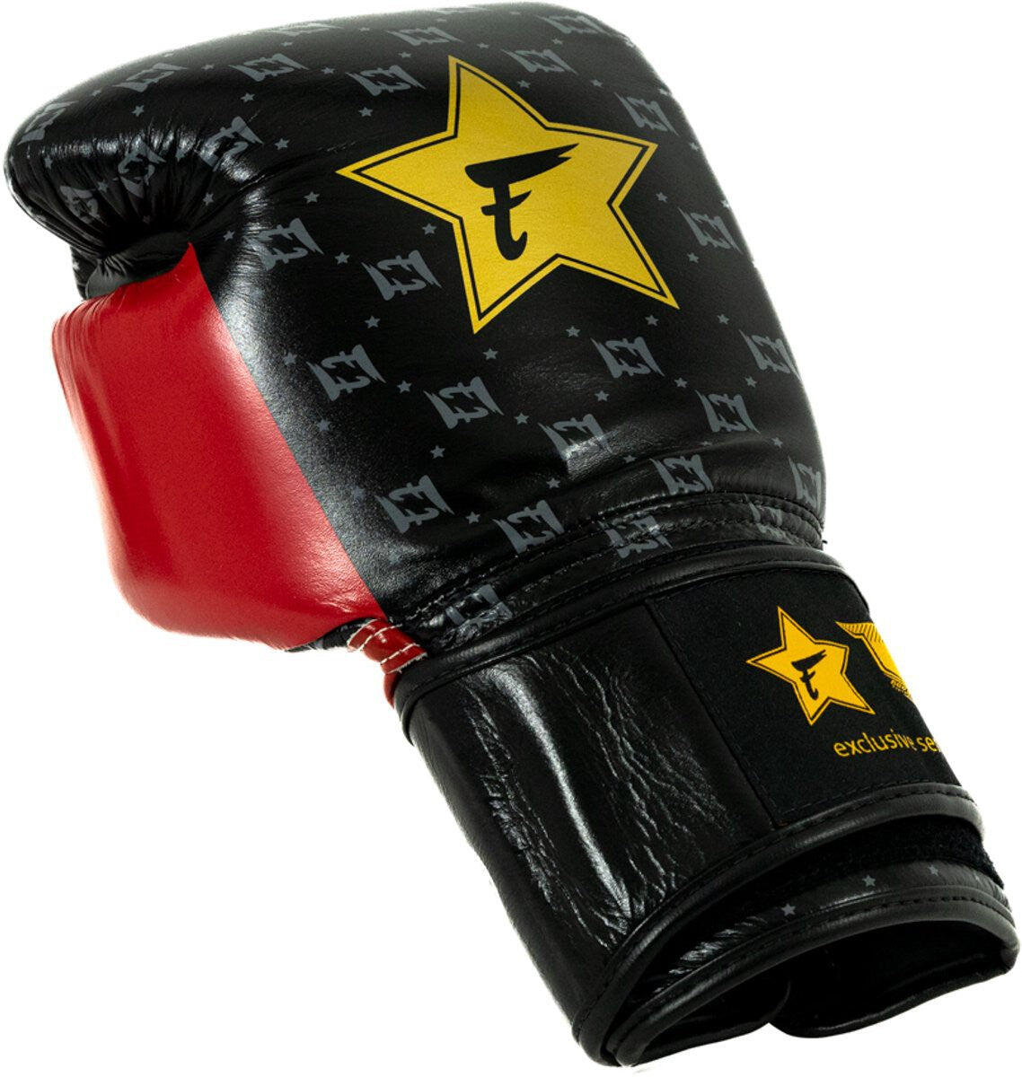 (Kick)bokshandschoenen volwassenen FXB BG Star Black/Wine Red 6/7