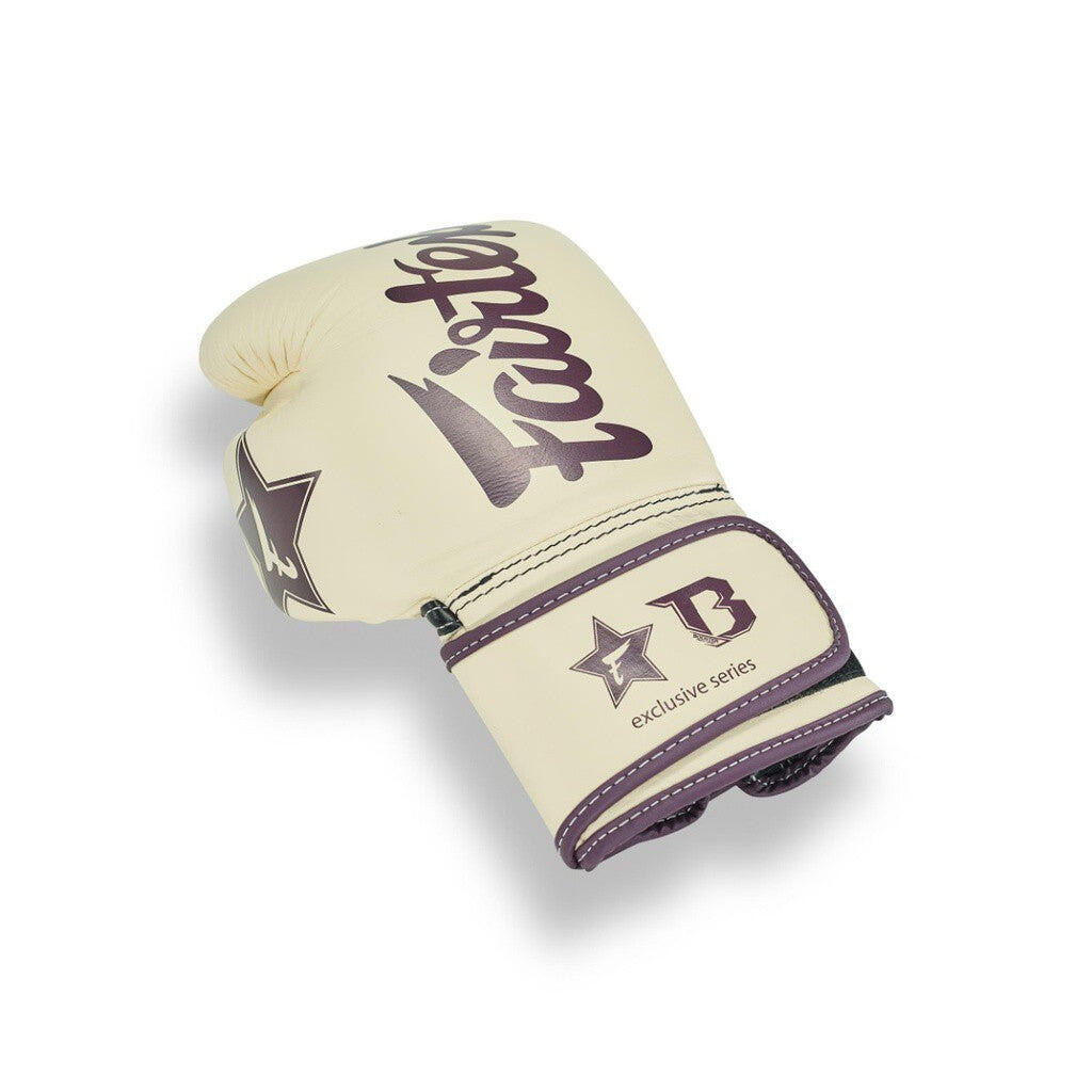 (Kick)bokshandschoenen volwassenen FXB BG V2 Creme 6/6