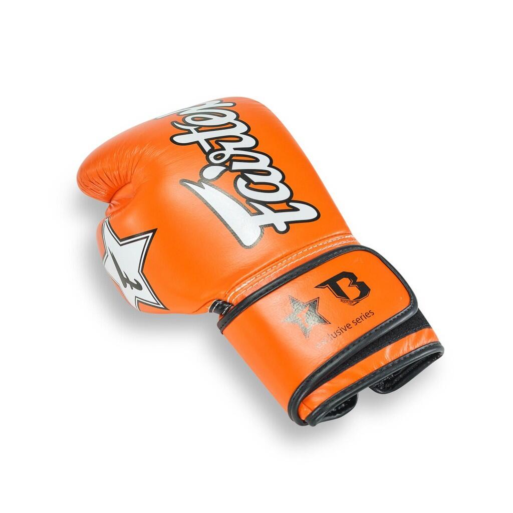 (Kick)bokshandschoenen volwassenen FXB BG V2 Orange 6/7