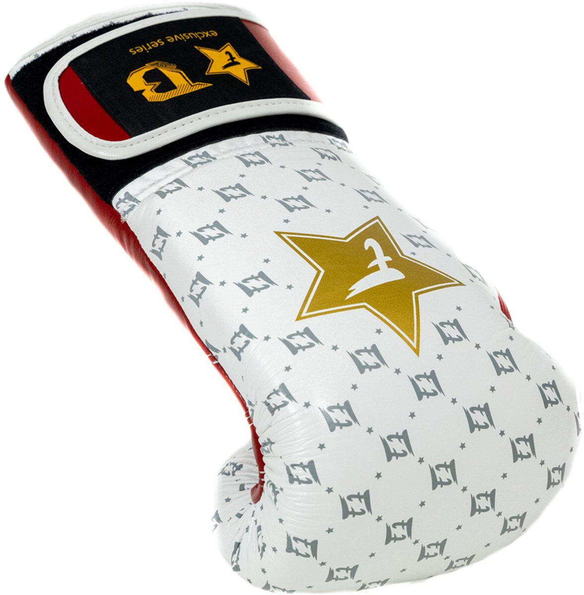(Kick)bokshandschoenen volwassenen FXB BG Star White/Wine Red 6/7