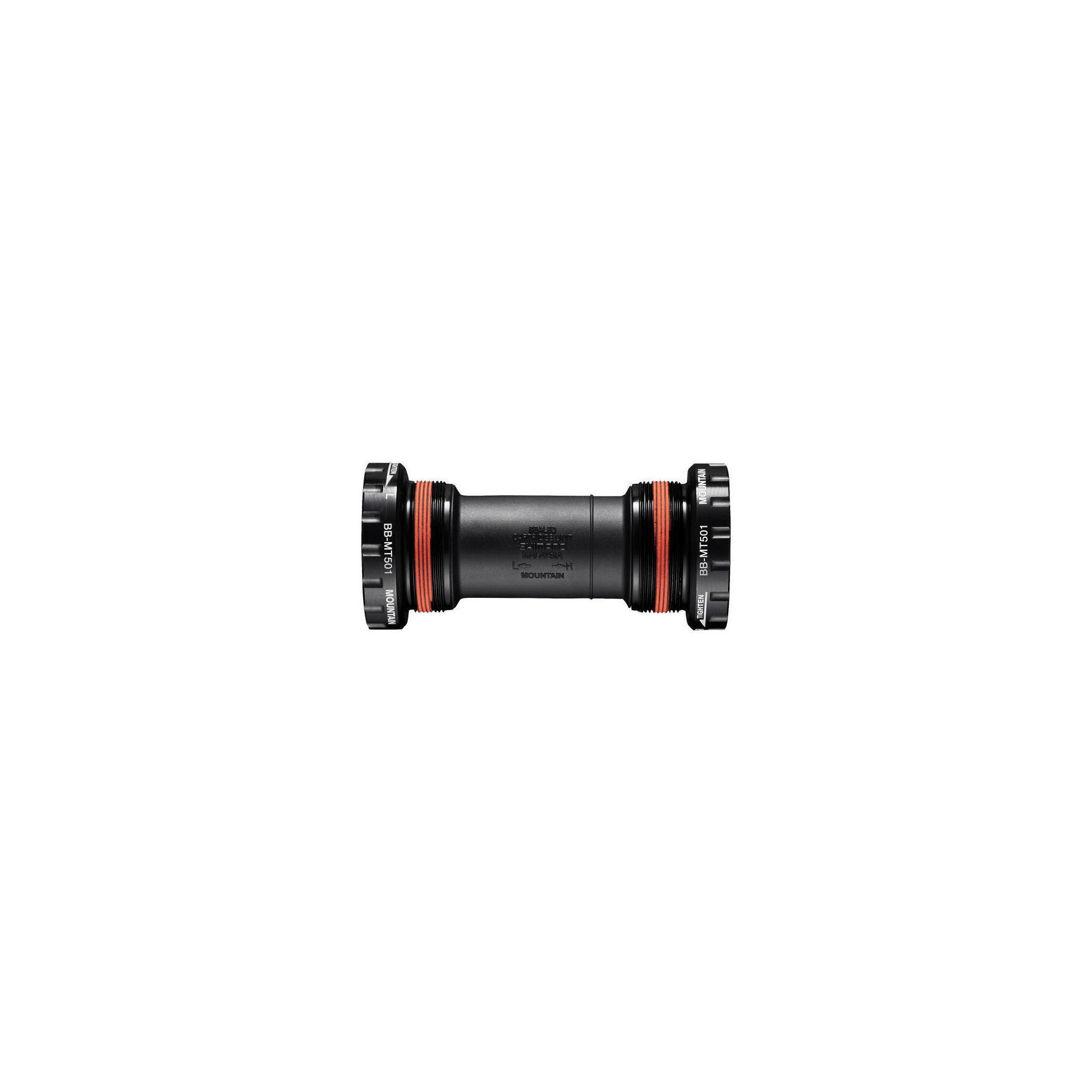 Set cupe butuc pedalier Shimano BBTM501 BSA 68/73, rulmenți oțel, negru