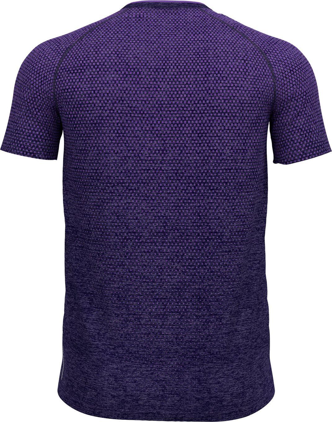 T-Shirt Running Homme Odlo Essentials Seamless Bleu Foncé 2/5
