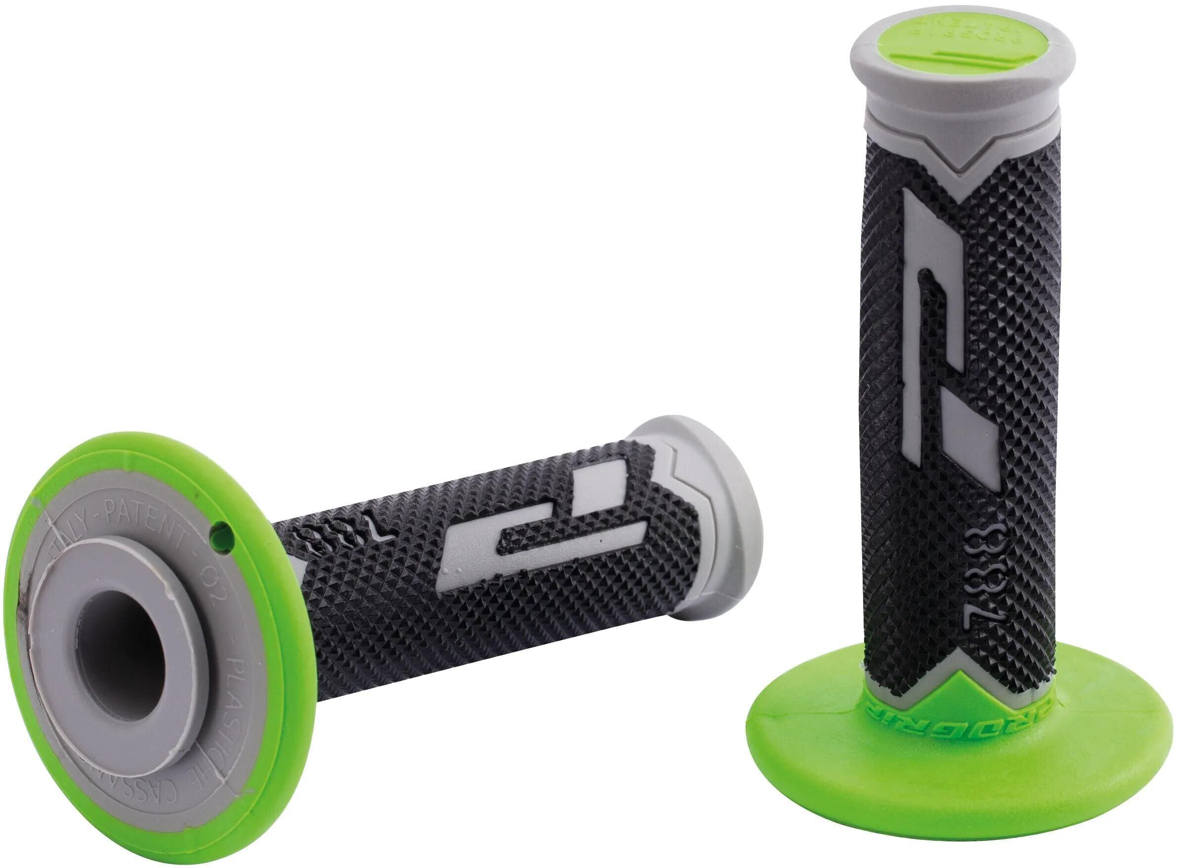 Rączki Progrip 788 MX 3-komponentowe zamknięte 115 mm szaro-czarne