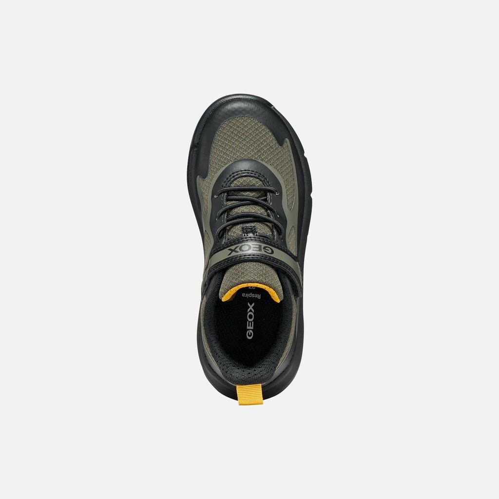 Baskets Garçon PRO-RAN BOY Vert/Noir 7/7