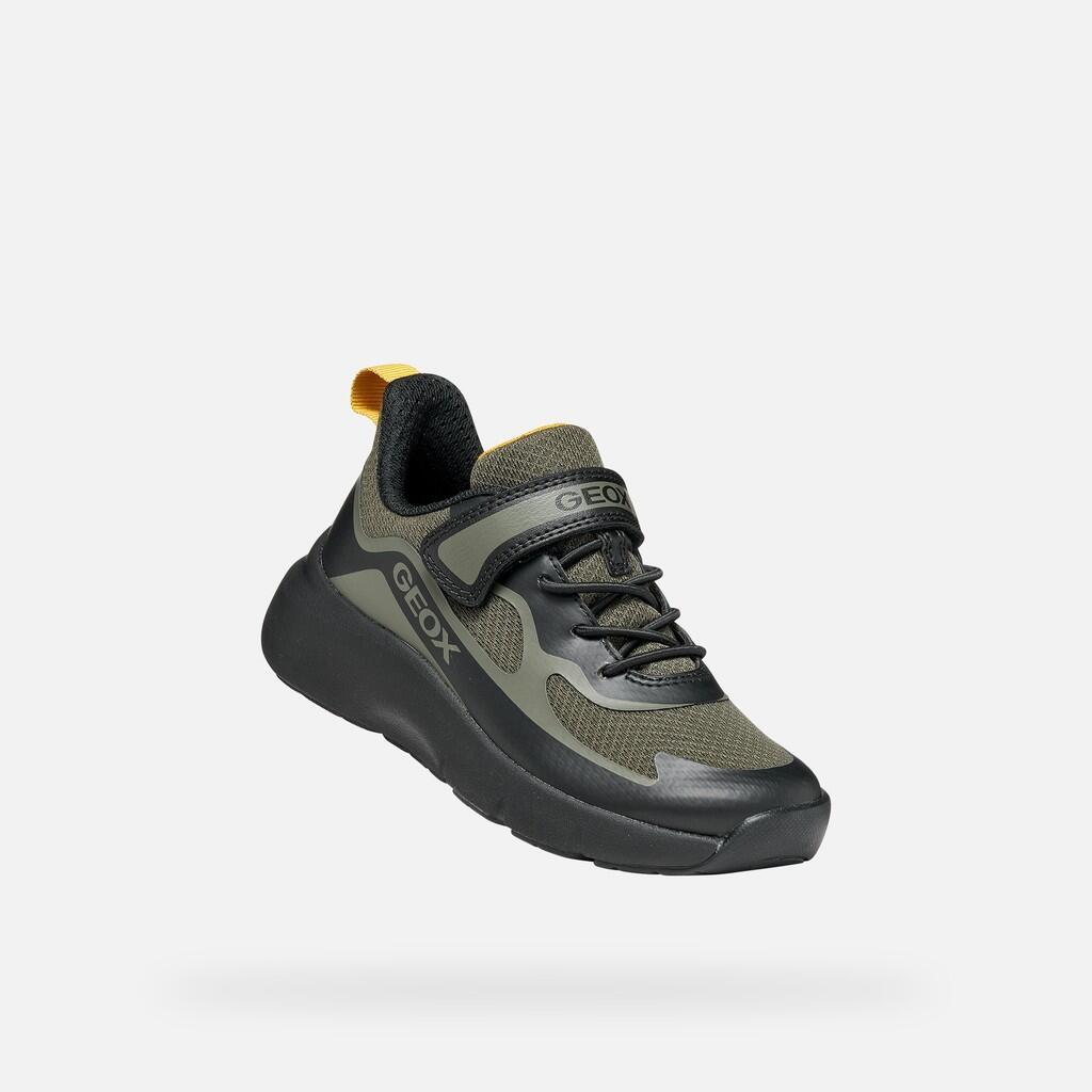 Baskets Garçon PRO-RAN BOY Vert/Noir 6/7
