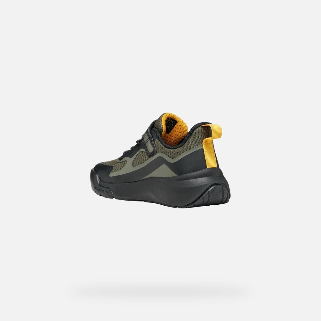 Baskets Garçon PRO-RAN BOY Vert/Noir 5/7