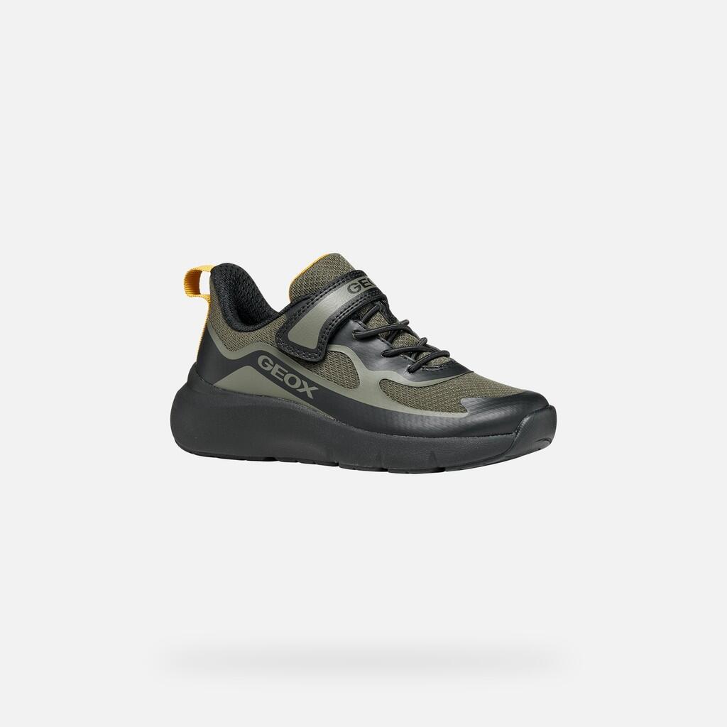 Baskets Garçon PRO-RAN BOY Vert/Noir 4/7