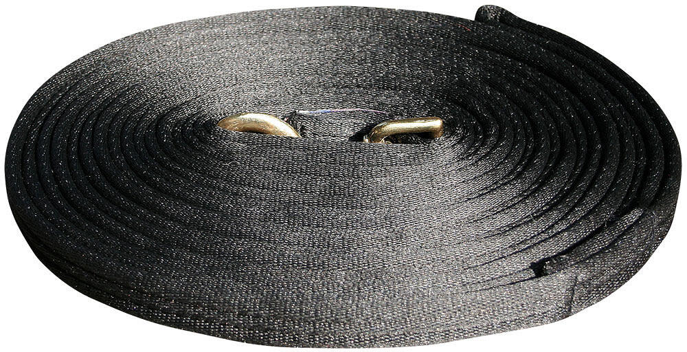 Harry's Horse Longeerlijn Soft 8 Meter -  Zwart 2/3