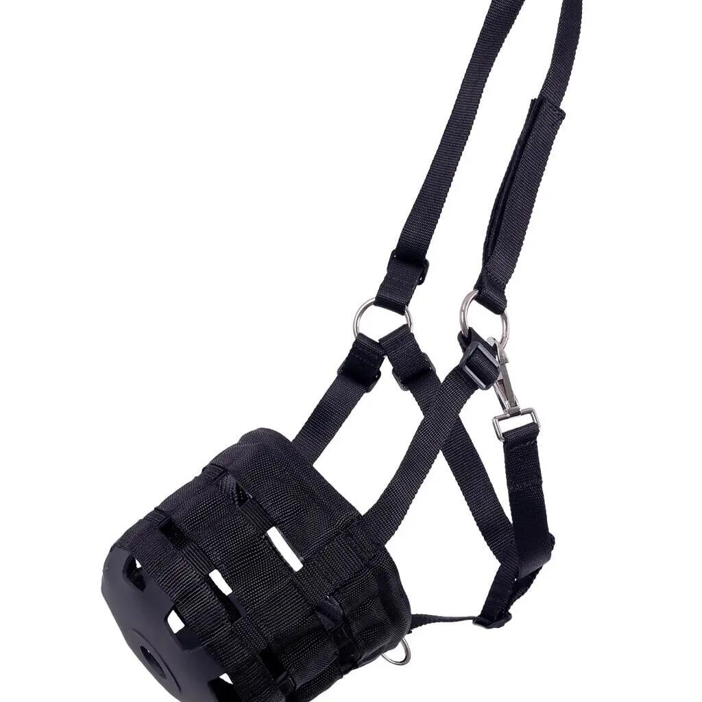 QHP Graasmasker - Zwart (Shetland)