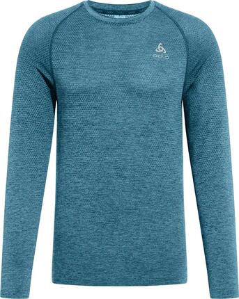 Langarm Trikot Odlo Essentials Seamless Blau