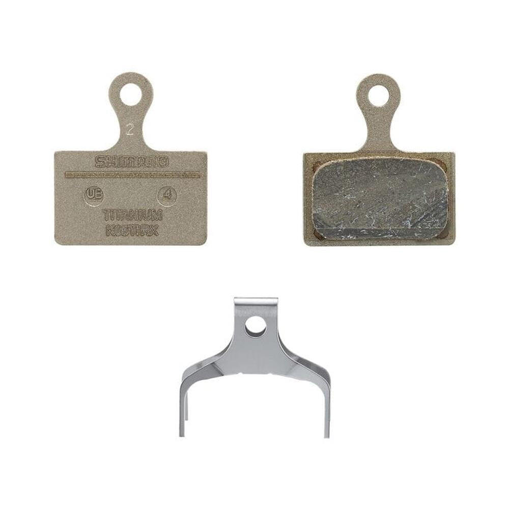 Shimano BP-K05Ti-RX Resin MTB Disc Brake Pads and Spring XTR BR-M9100