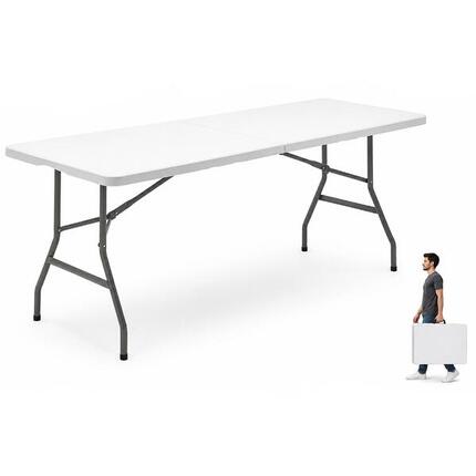 Table pliante jardin portable 180x74x74 cm