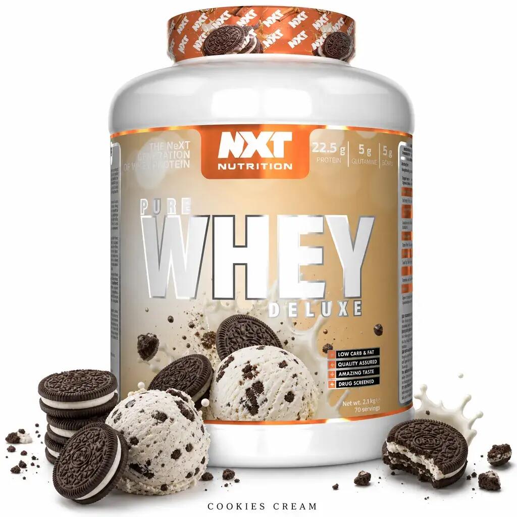 NXT Nutrition Pure Whey Deluxe 2100g Cookies & Cream