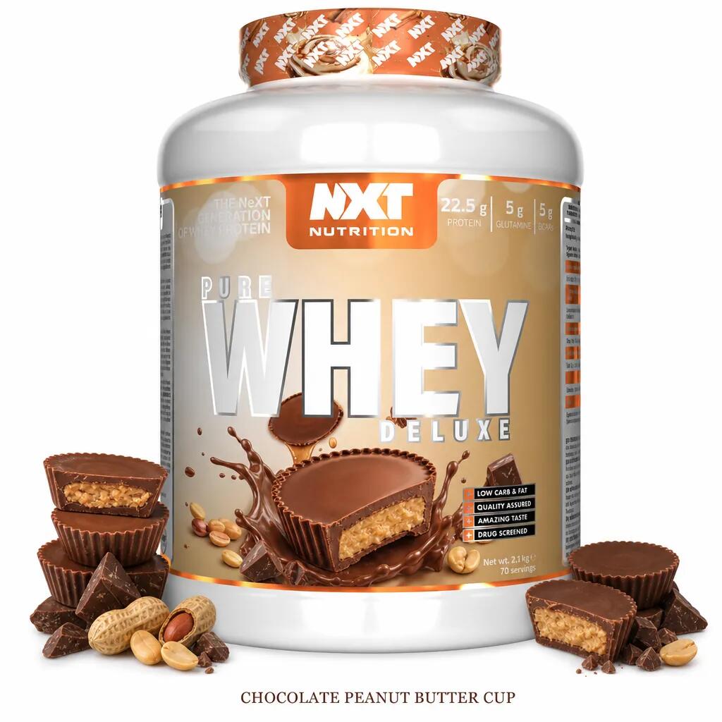NXT Nutrition Pure Whey Deluxe 2100g chocolate peanut butter cup