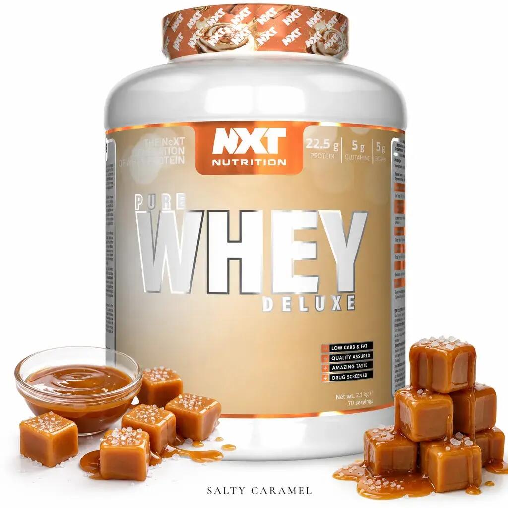 NXT Nutrition Pure Whey Deluxe 2100g Salty Caramel