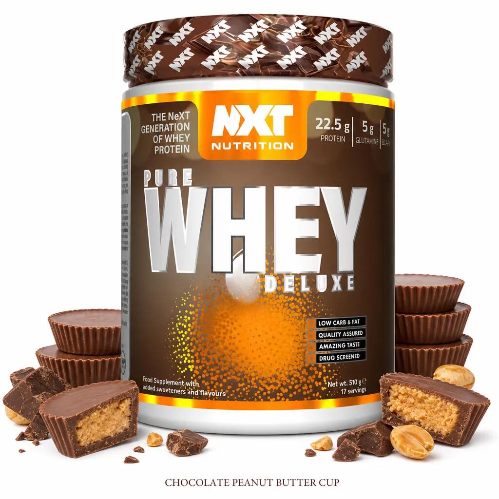 NXT Nutrition Pure Whey Deluxe 510g Chocolate Peanut Butter Cup
