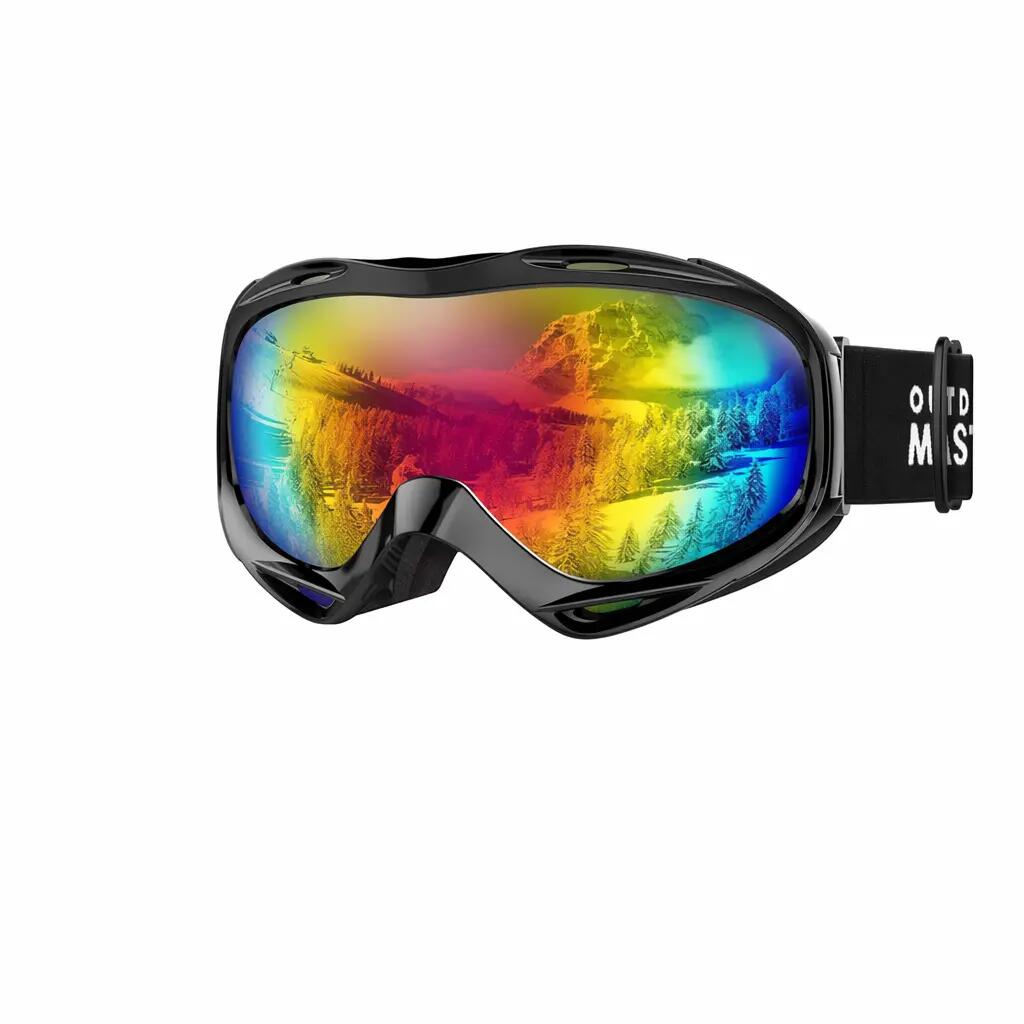 OutdoorMaster OTG Ski Goggles - Over Glasses Ski/Snowboard Goggles for Men, Wome
