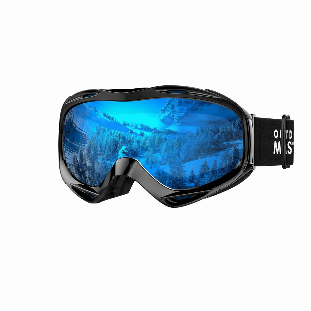 OutdoorMaster OTG Ski Goggles - Over Glasses Ski/Snowboard Goggles for Men, Wome
