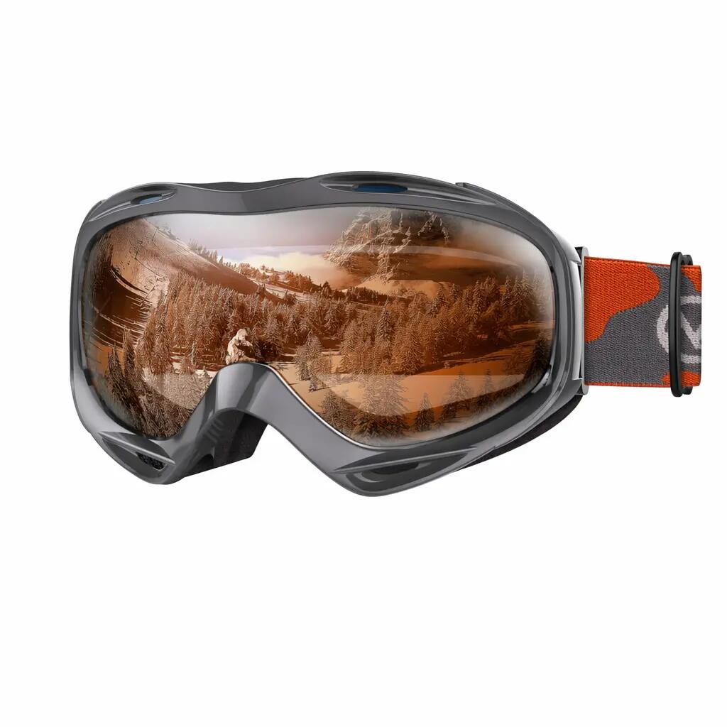 OutdoorMaster OTG Ski Goggles - Over Glasses Ski/Snowboard Goggles for Men, Wome