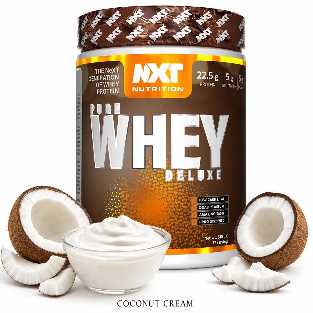 NXT Nutrition Pure Whey Deluxe 510g Coconut Cream