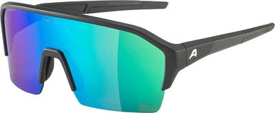Olympic sportswear alpina q-lite sportbril - peacock blue spiegellens