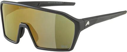 Alpina Ram Q-Lite Sportbrille Gold Mirror Schwarz
