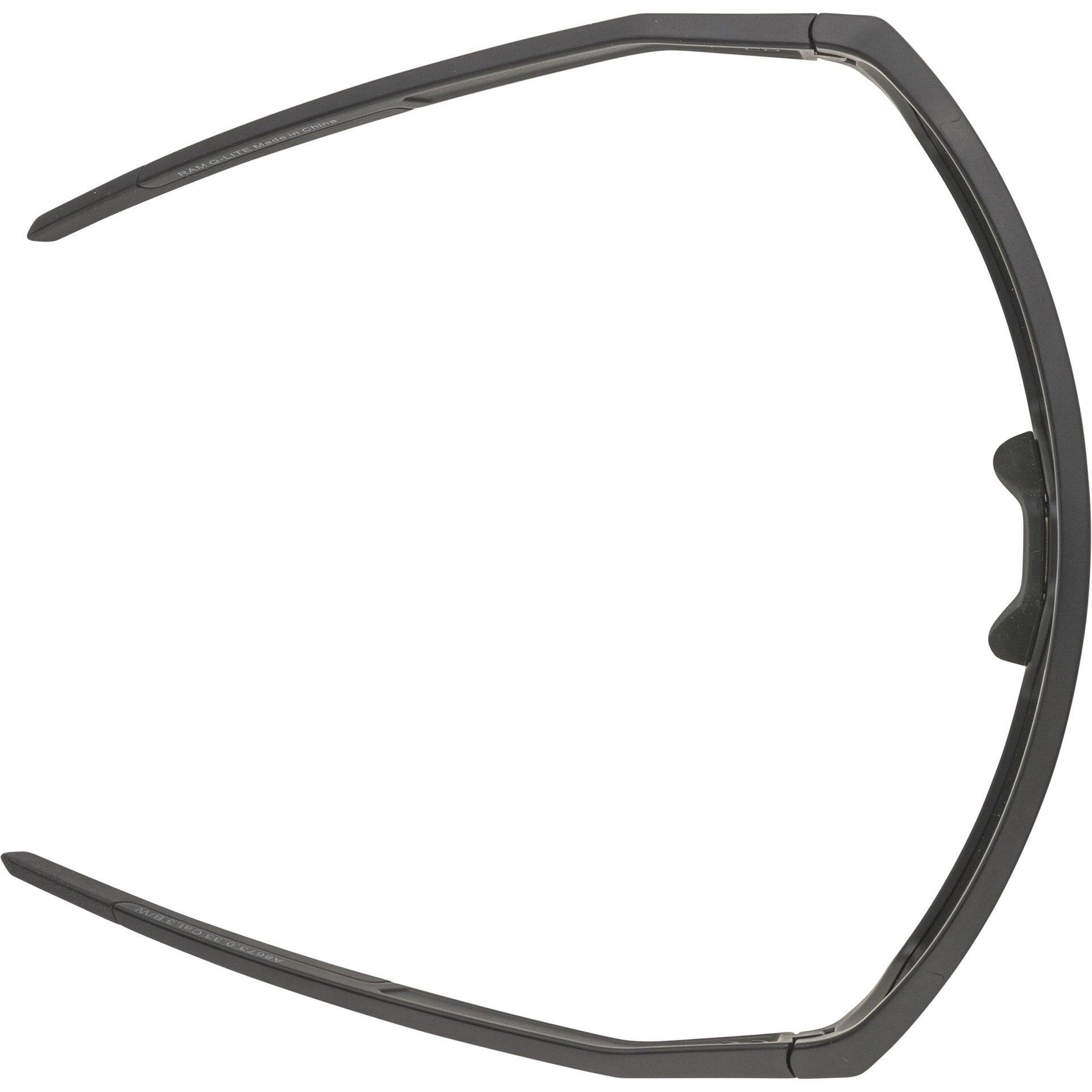 Alpina Ram Q-Lite Jade lunettes de sport peacock blue, verre miroir noir 4/4