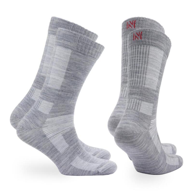 2 Çift %60 Merino Yünlü, Nefes Alabilen, Terletmeyen Outdoor Çorabı - SHELDON
