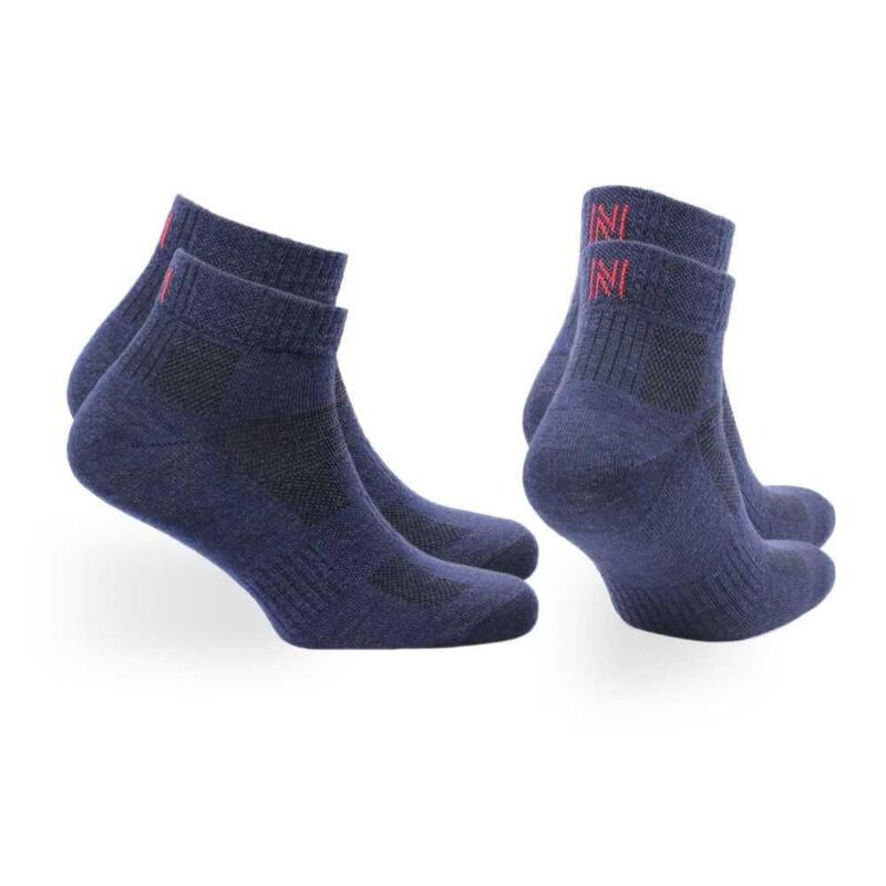 2 Çift %60 Merino Yünlü, Nefes Alabilen Terletmeyen Outdoor Çorabı -SHELDON QTR