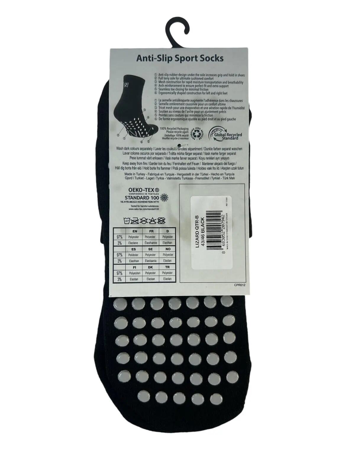 Multi-Sport Kaydırmaz Tabanlı Spor Çorabı - Lizard 4/5