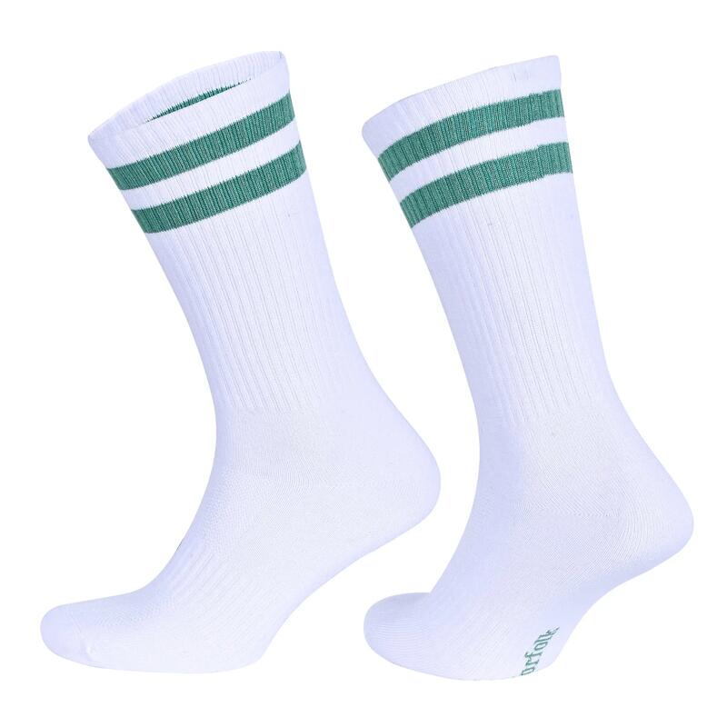 4 çift bambu ve pamuklu, nefes alabilen, dikişsiz spor çorabı - Retro N-Twist