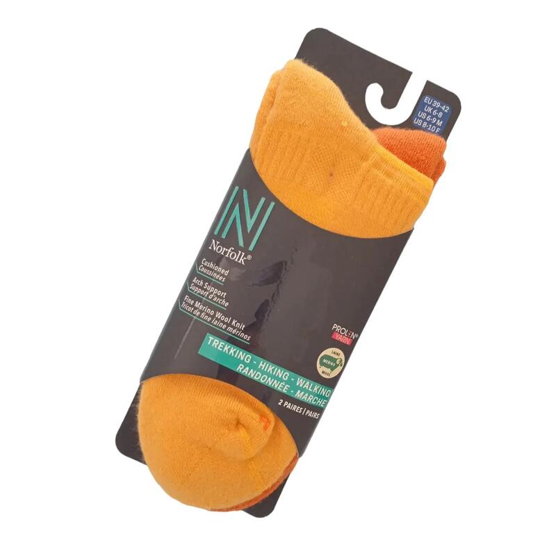 2 Çift %60 Merinos Yünlü Teknik Performans Outdoor Çorabı  - LEONARDO QTR