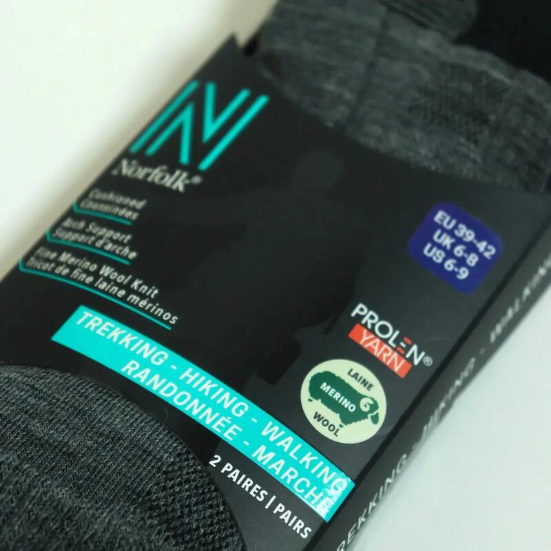 2 Çift %60 Merino Yünlü Teknik Performans Outdoor Çorabı  - LEONARDO