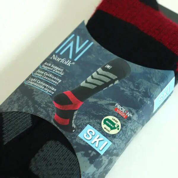 %50 Merino Yünlü, Kramp Önleyici Kompresyon Kayak ve Snowboard Çorabı - SNOWBIRD