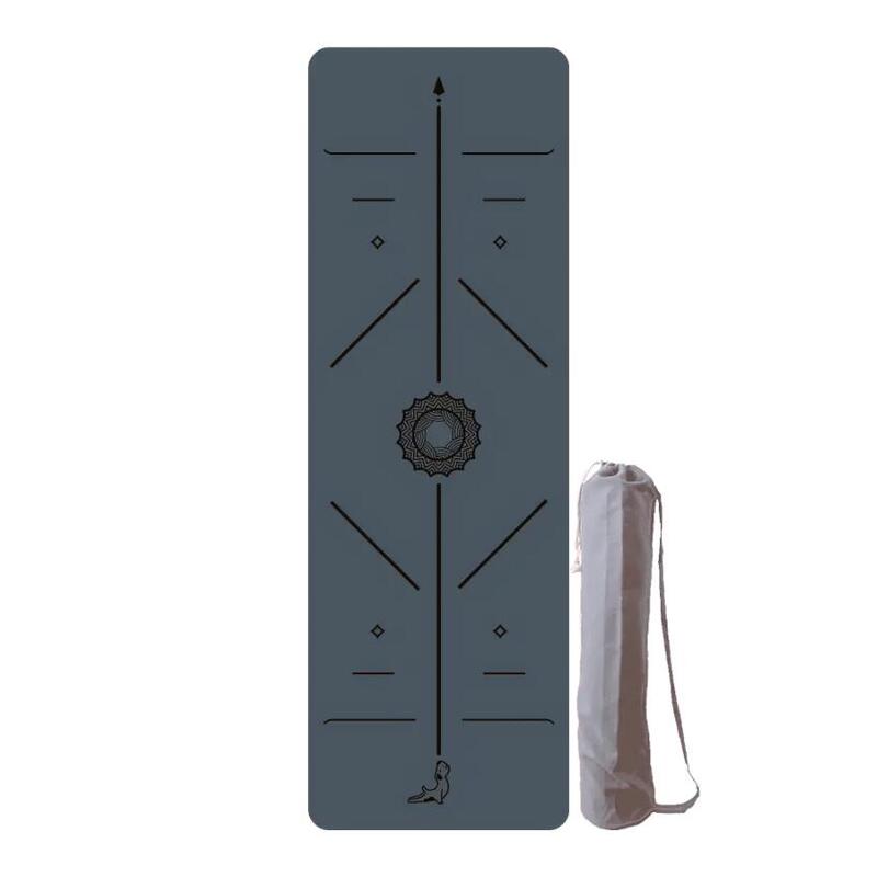 Travel Serisi Kaydırmaz 1.5 mm Doğal Kauçuk Sis Mavisi Yoga&Pilates Seyahat Matı