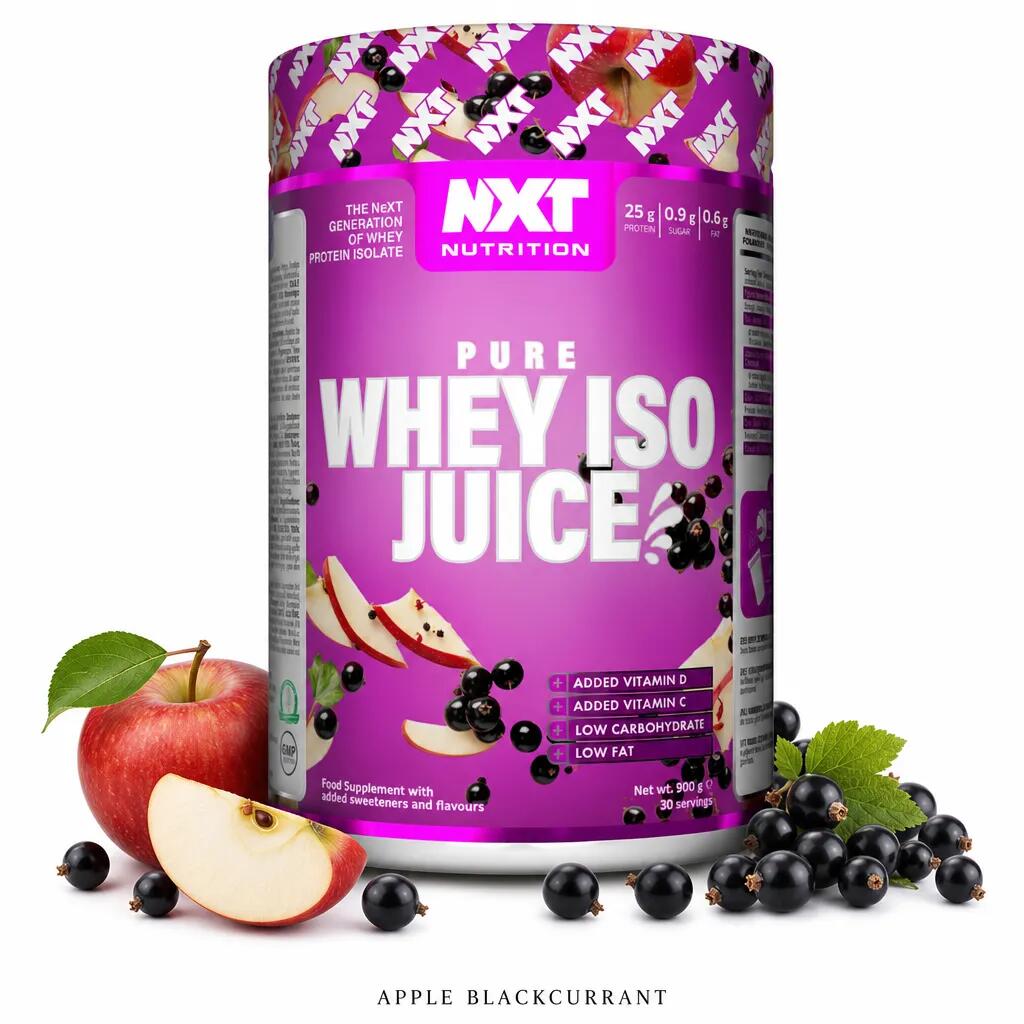 NXT Nutrition Pure Whey ISO Juice 900g Apple Blackcurrant