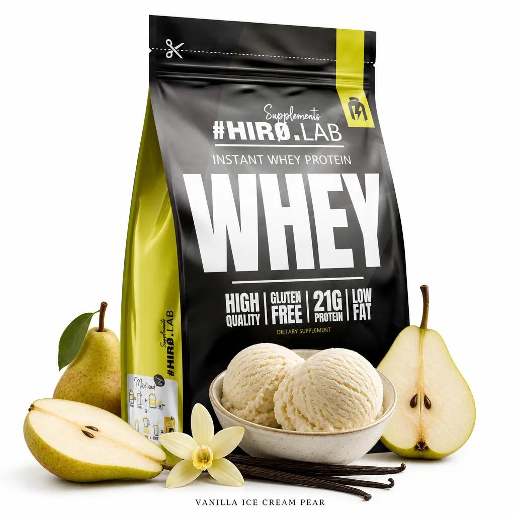 Hiro Lab Instant Whey Protein 750g Vanilla Ice Cream Pear