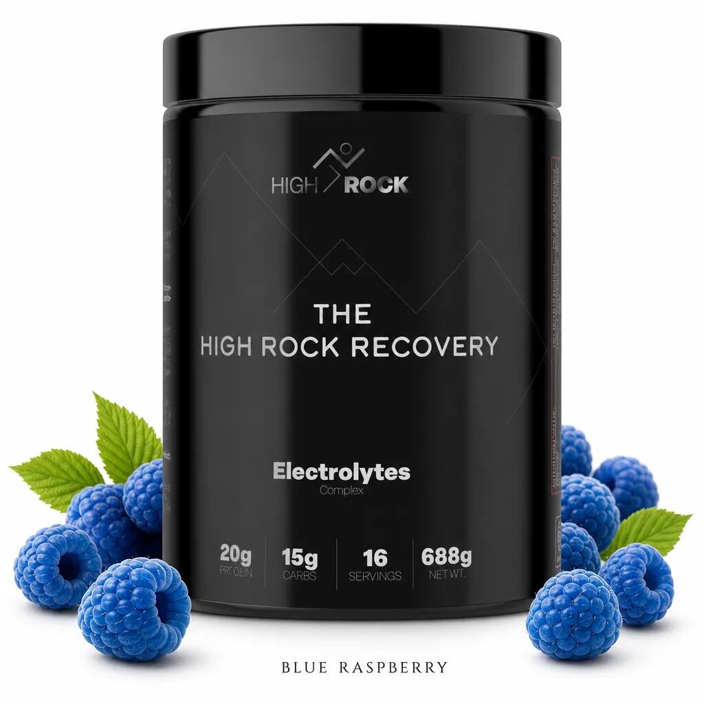 High Rock Recovery 16 Servings blue raspberry