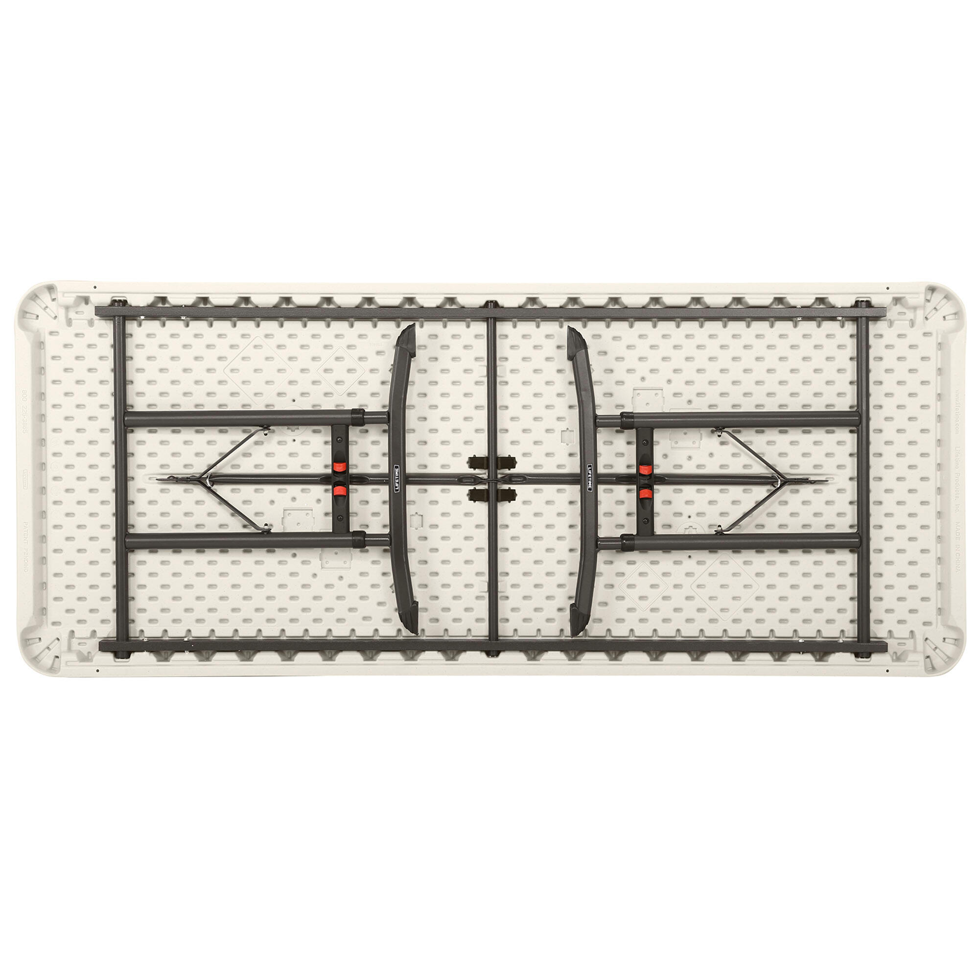Mesa patas plegables ajustable en altura Lifetime 183x76x61-91 cm 2/5